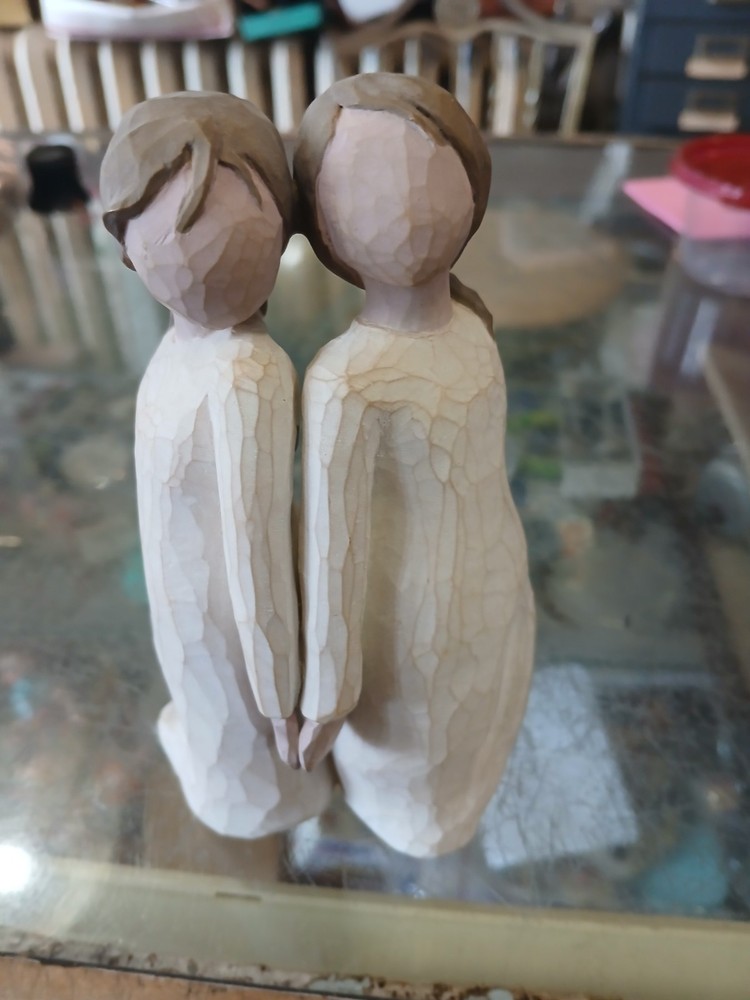 Willow Tree Two Alike Twin Girls Figurine by Susan Lordi DEMDACO 2004