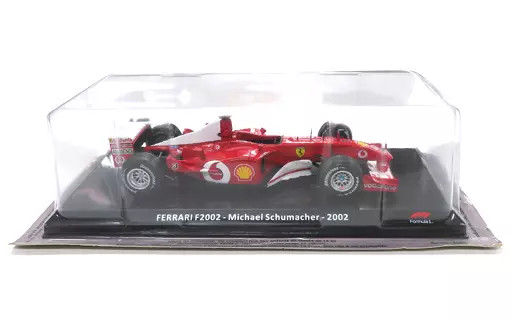 Minicar 1/24 Ferrari F2002 2002 Shell 1 Red White Big Scale F1 Collection