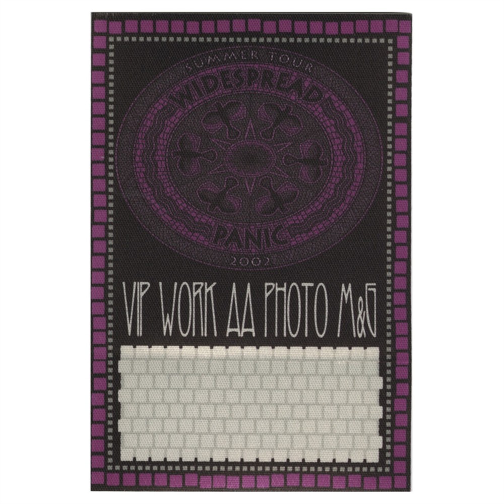 Widespread Panic 2002 Don't Tell the Band Concert Tour All Access Backstage Pass