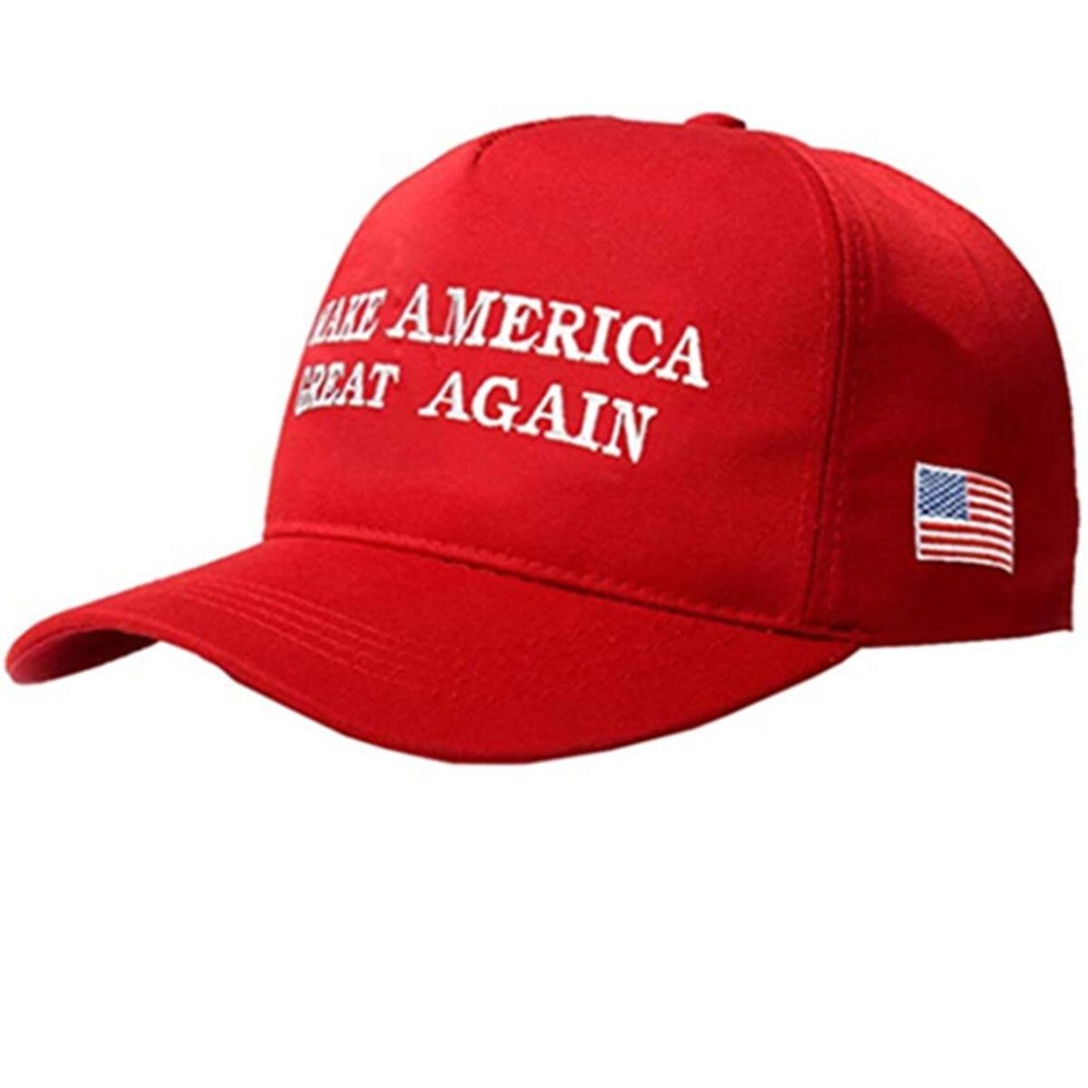 MAGA Hat Make America Great Again Donald Trump Slogan with USA Flag Cap Adjus...
