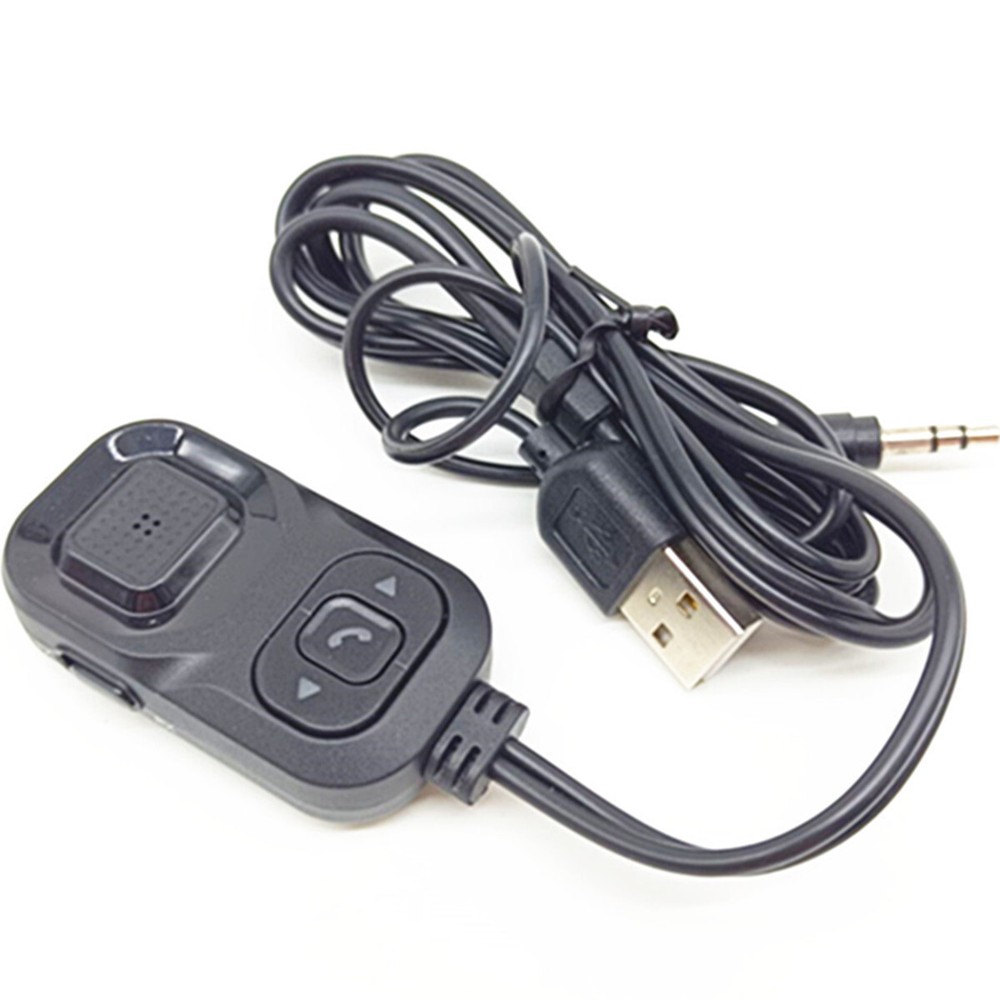 Bluetooth 5.1 Car Stereo Receiver with AUX and Hands-Free Mic Adapter