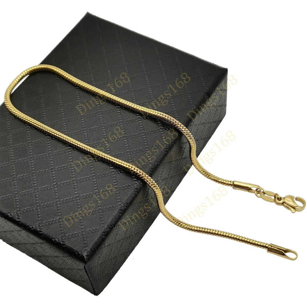Designer Inspired 18K Gold Filled 10 Inch 2mm Snake Chain Anklet Bracelet