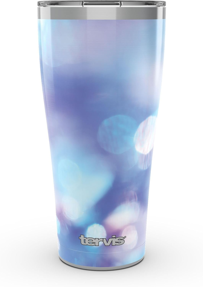 Blue Haze Triple-Walled Insulated Tumbler Travel Cup for Hot & Cold Drinks, 30oz