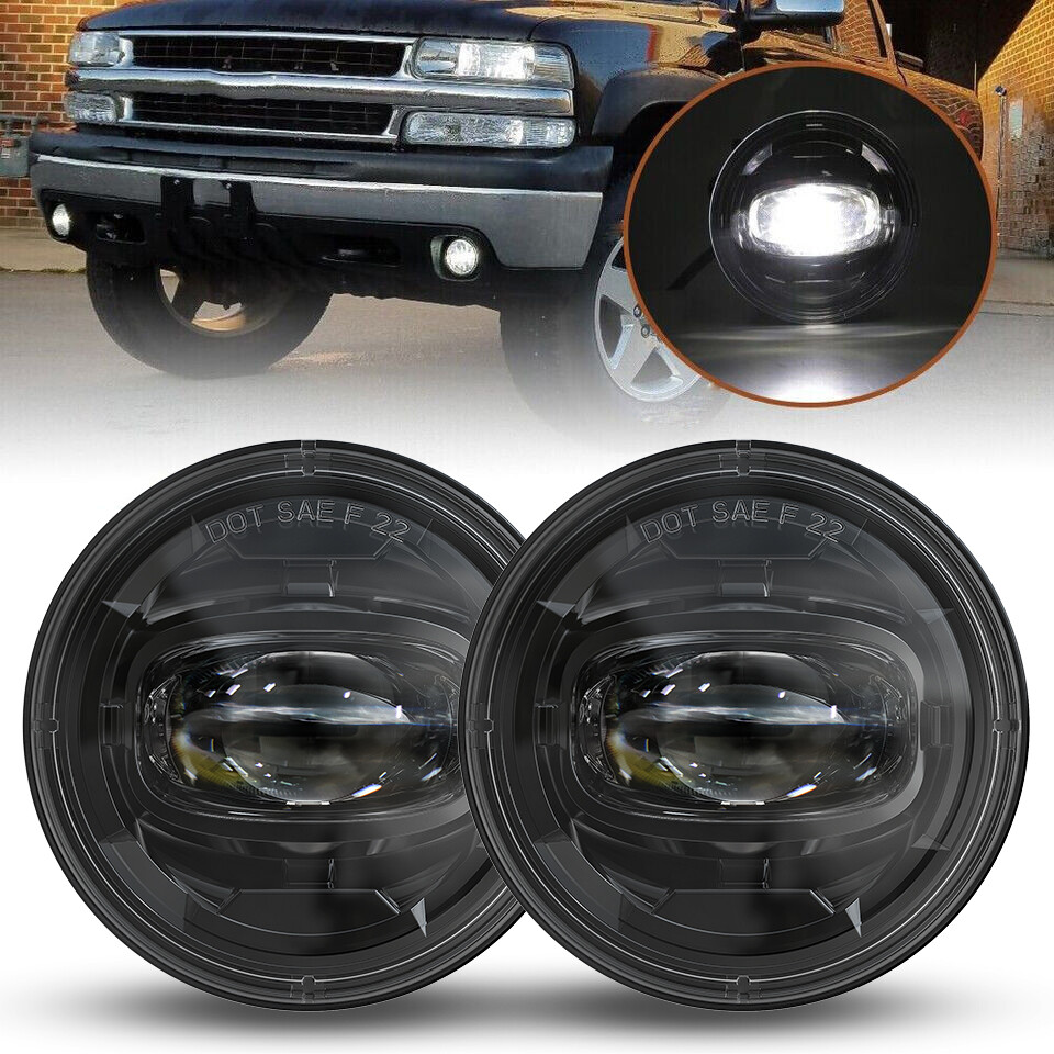 For 2001-2006 Chevy Tahoe Z71/Suburban 1500 Z71 LED Fog Lights Clear Lens Pair