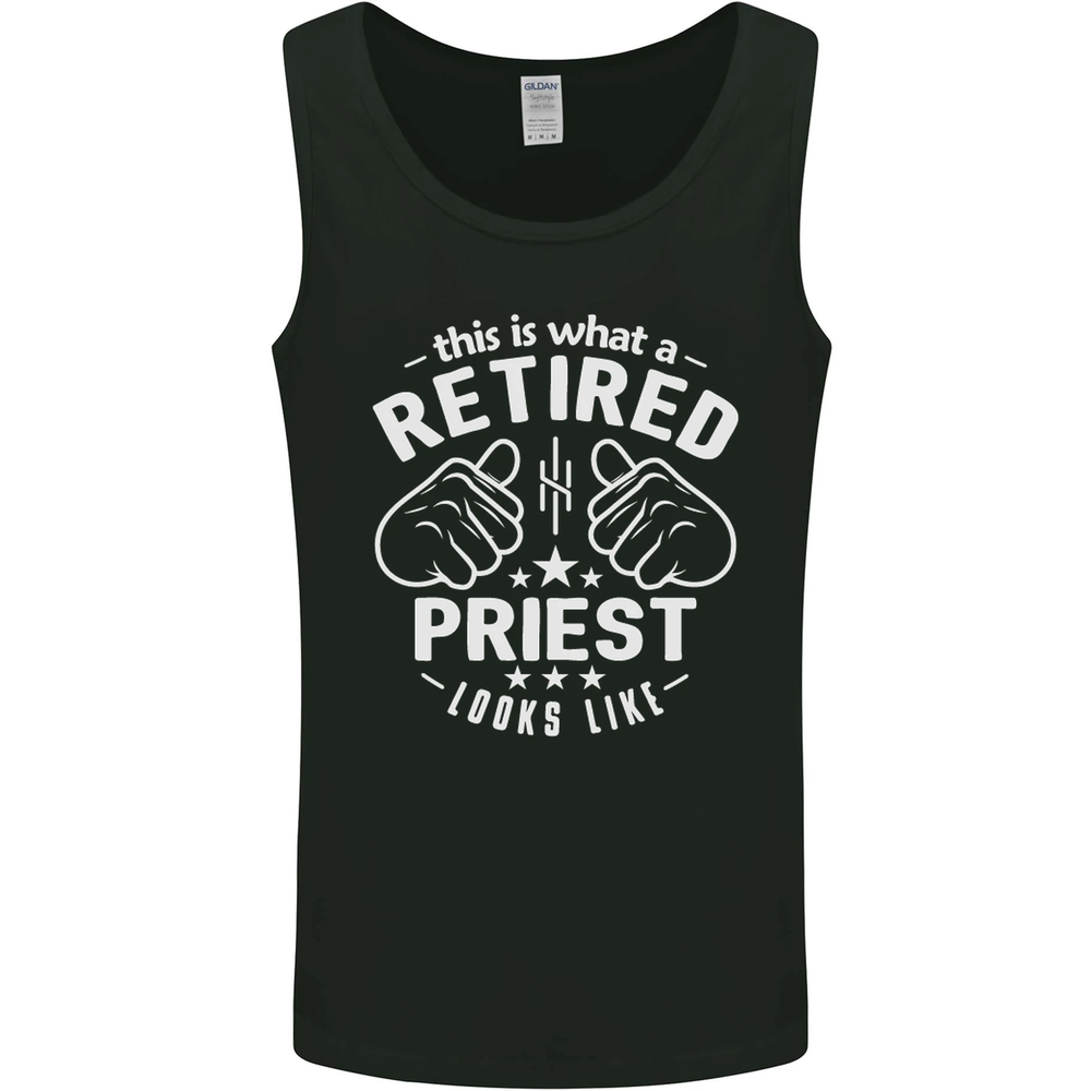 This Is What a Retired Priest Looks Like Mens Vest Tank Top