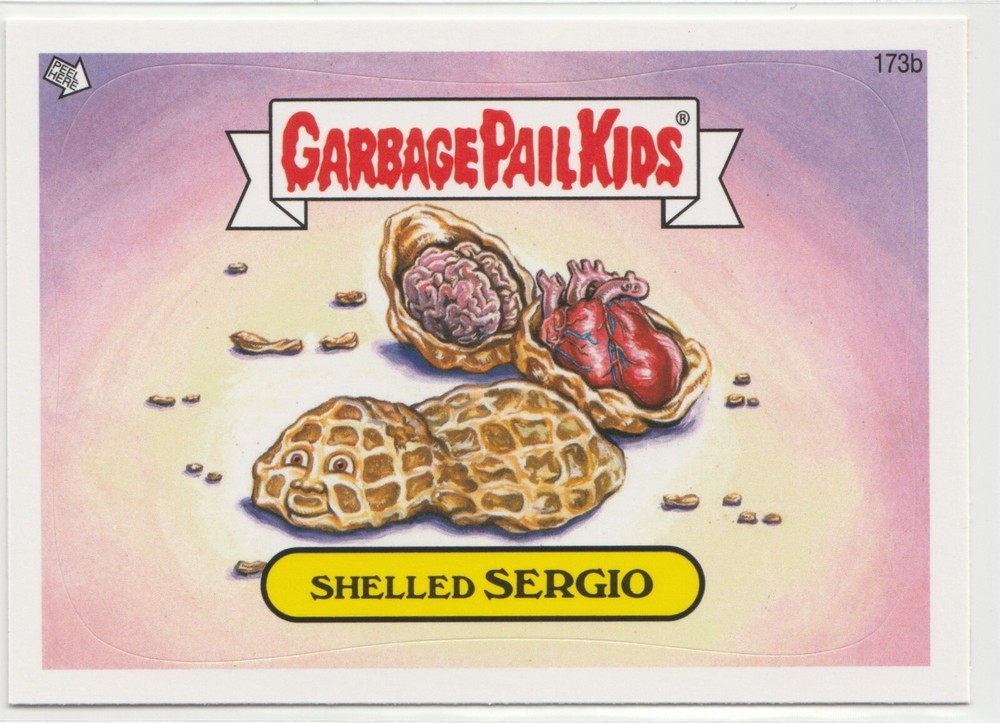 Shelled Sergio #173b Garbage Pail Kids GPK 2013 Series 3 BNS3 Brand New