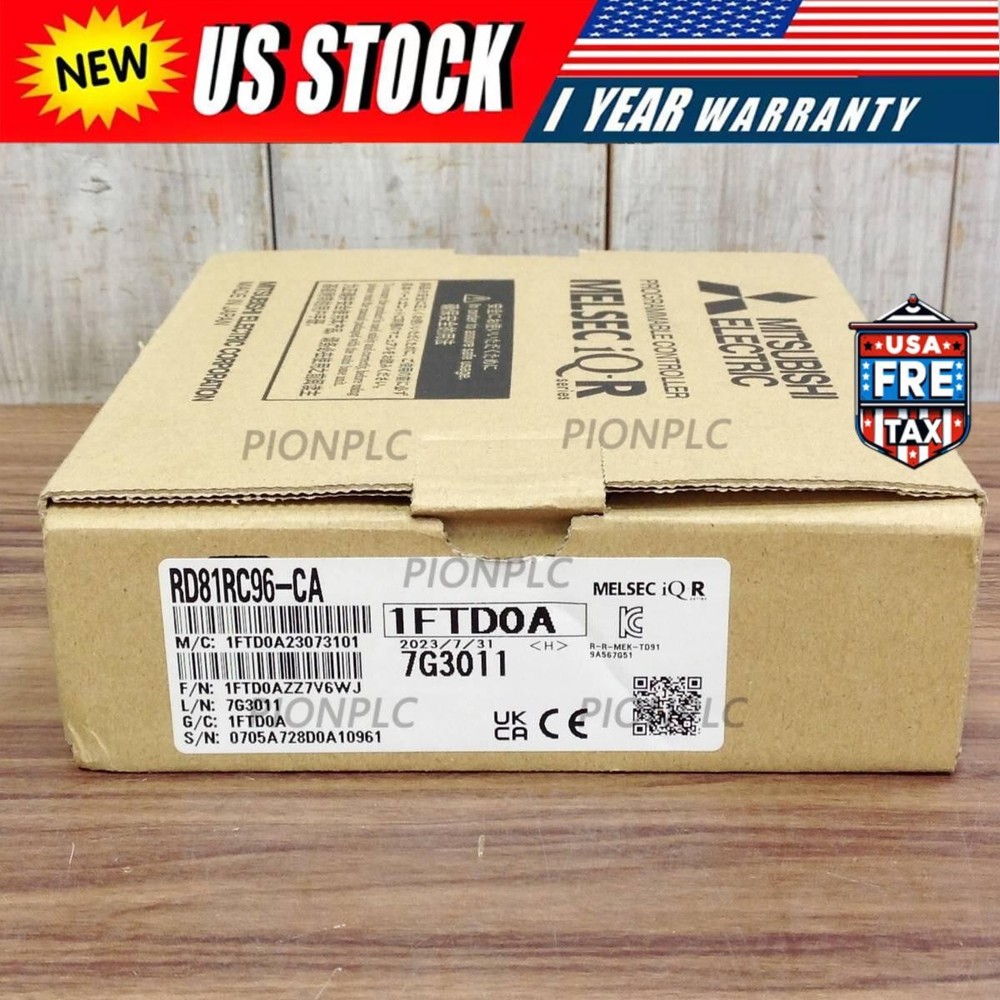 New Mitsubishi RD81RC96-CA MELSEC iQ-R Camera Recorder Unit PLC module genuine