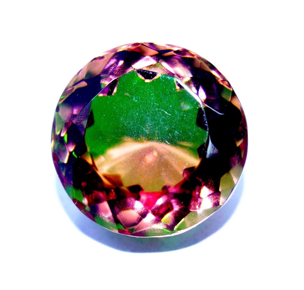 100+ Ct Certified Zultanite Gemstone Round Cut 7-Color Change Turkey Free Gift