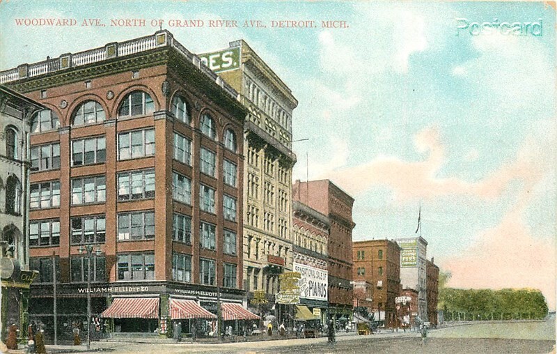 MI, Detroit, Michigan, Woodward Avenue, Wolverine News No. 525