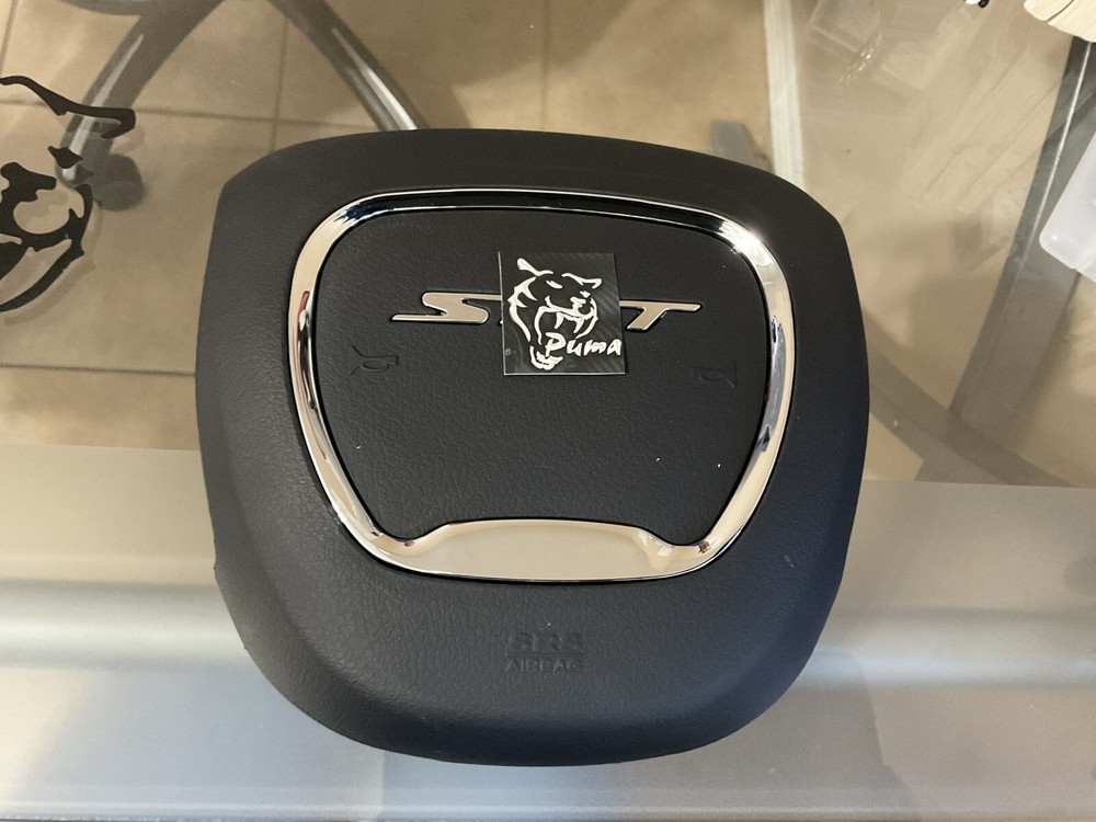 For Dodge Challenger Charger Durango 2015-2024 SRT Driver Steering Wheel Cover