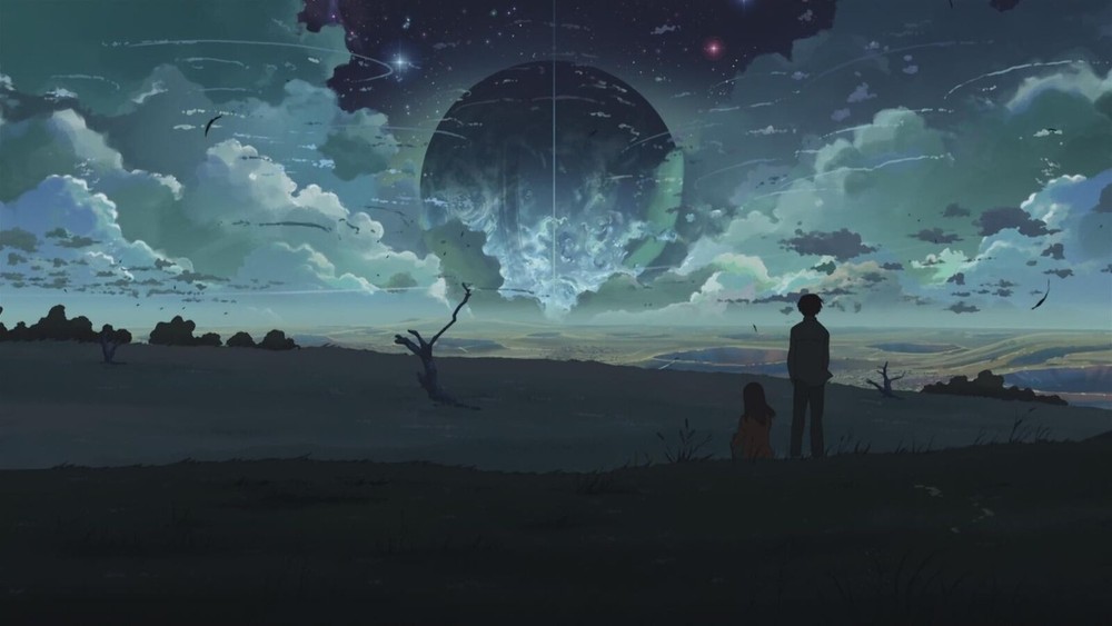 Playmat Desk Mat Anime centimeters per second surreal field night Play