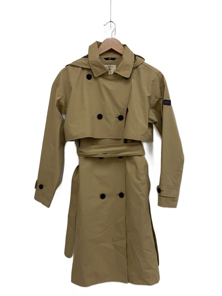 Aigle Trench Coat/38/Polyester/Beg 3944
