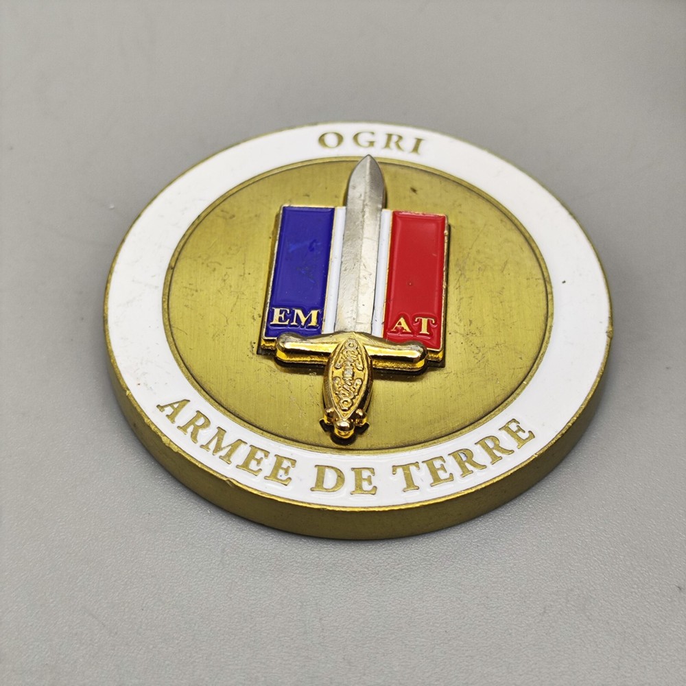 OGRI Armee De Terre Em at Relations Internationales Challenge Coin #1