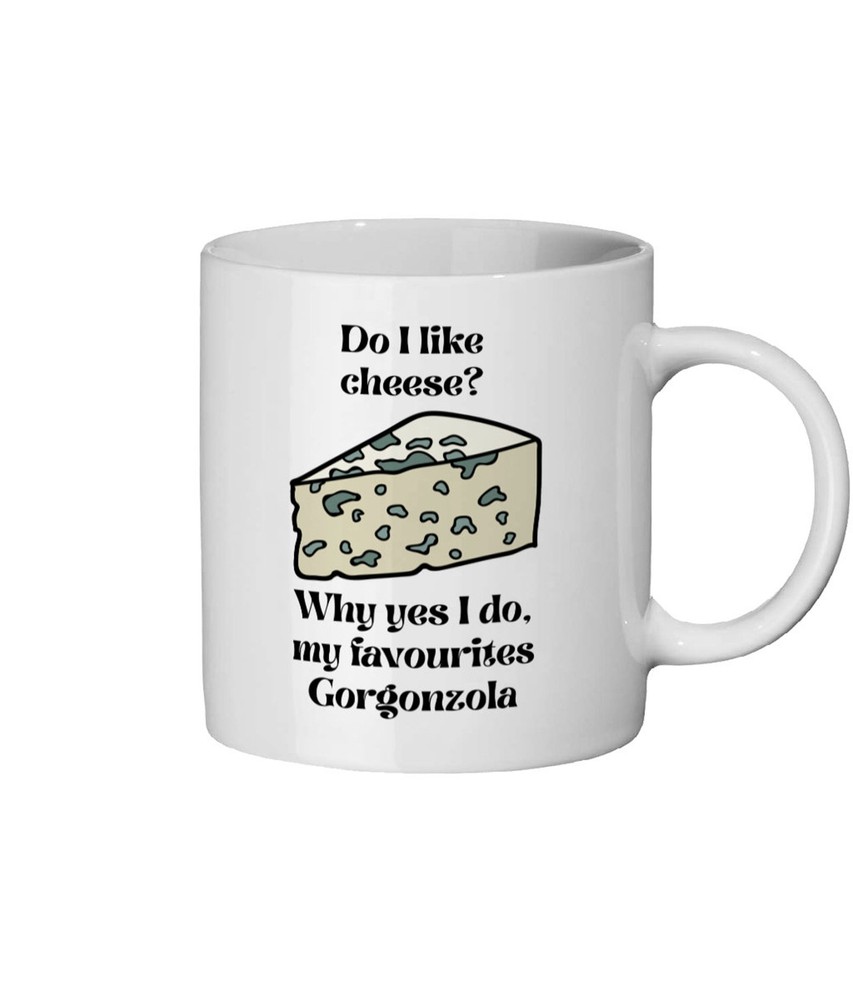 Cheese Lover Mug for Gorgonzola Fans, Perfect Gift for Cheese Enthusiasts