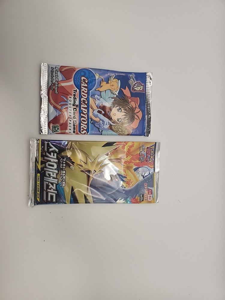 2001 UD Cardcaptors TCG 1st Edition Booster Pack with Pokémon Cards
