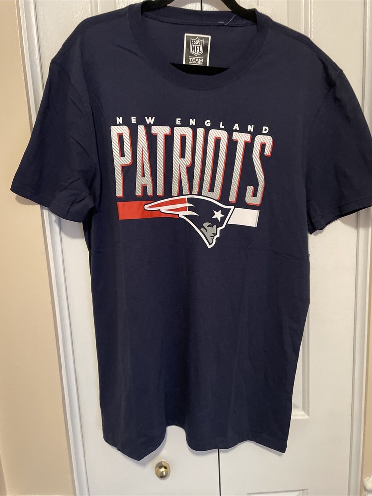 New England Patriots NFL Football Dark Blue T-Shirt XL New With Tags Mens