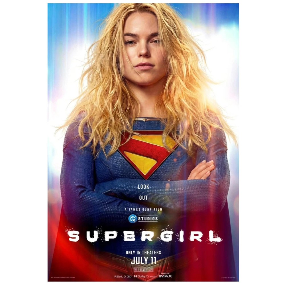 Supergirl Movie Poster July 11 2025