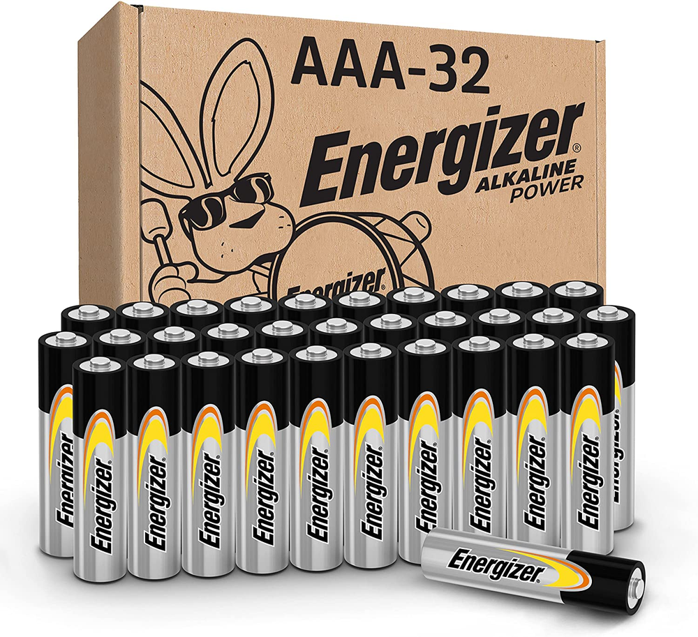Energizer Alkaline Power AAA Batteries 32 Count Long-Lasting Triple A Batteries