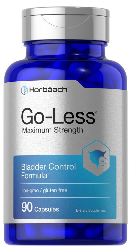 Go Less Bladder Control Pills | 90 Capsules | Maximum Strength | by Horbaach