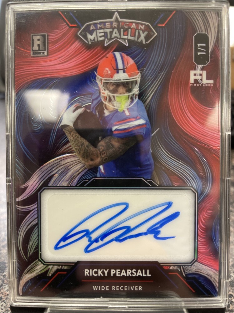 2023 Wild Card Metallix Ricky Pearsall Rookie Autograph 1/1.. San Francisco...