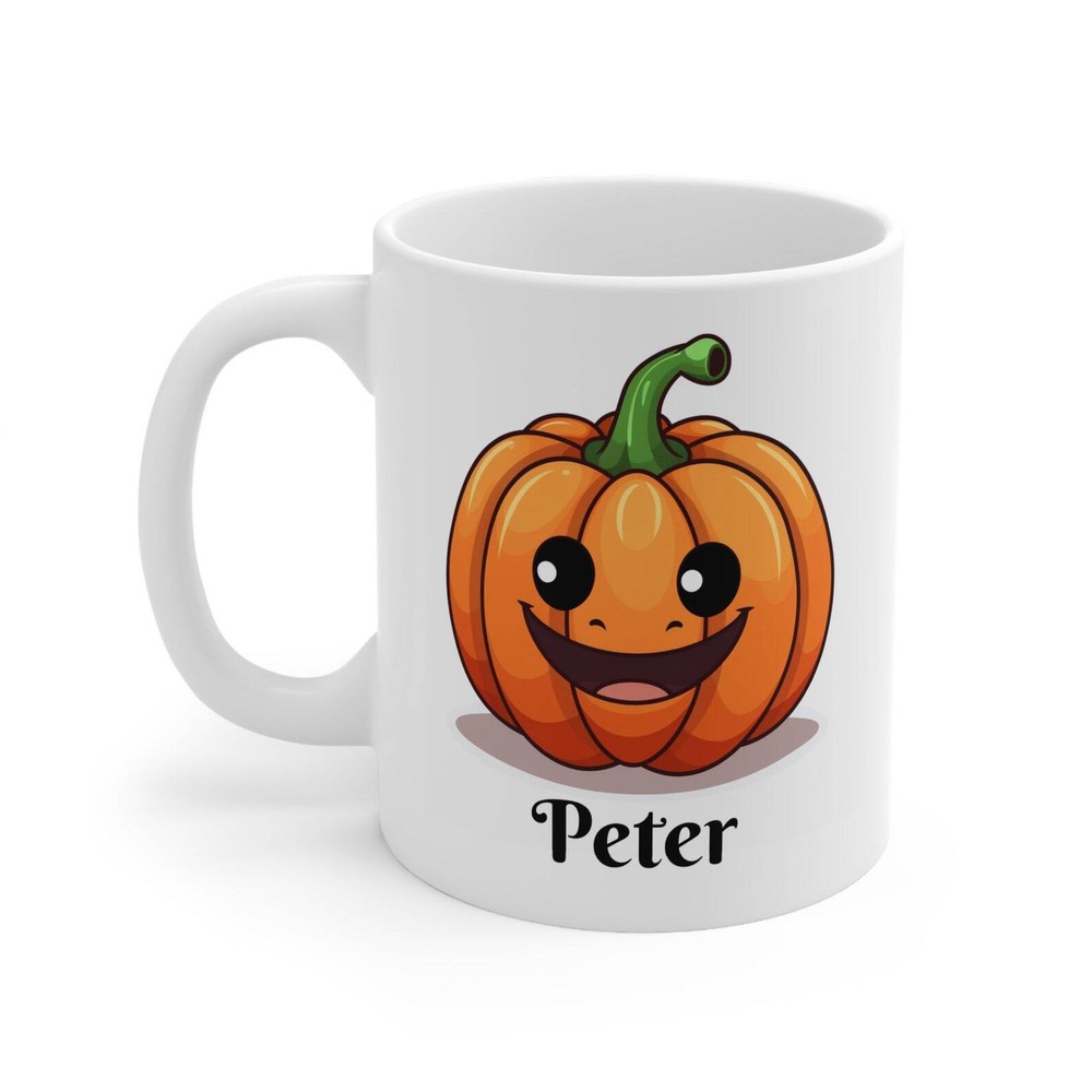 Halloween Pumpkin Mug Halloween Mug Halloween Personalized Mug Personalized Gift