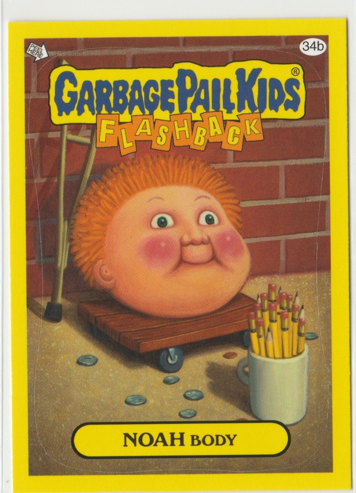 Noah Body GPK 2011 Flashback Series 3 Card #34b