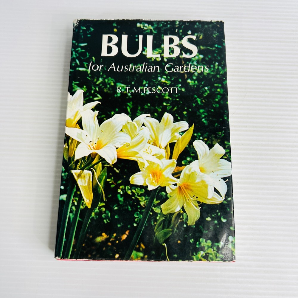 Bombillas para jardines australianos de R. T.M. Libro de plantas florales de jardinería Pescott