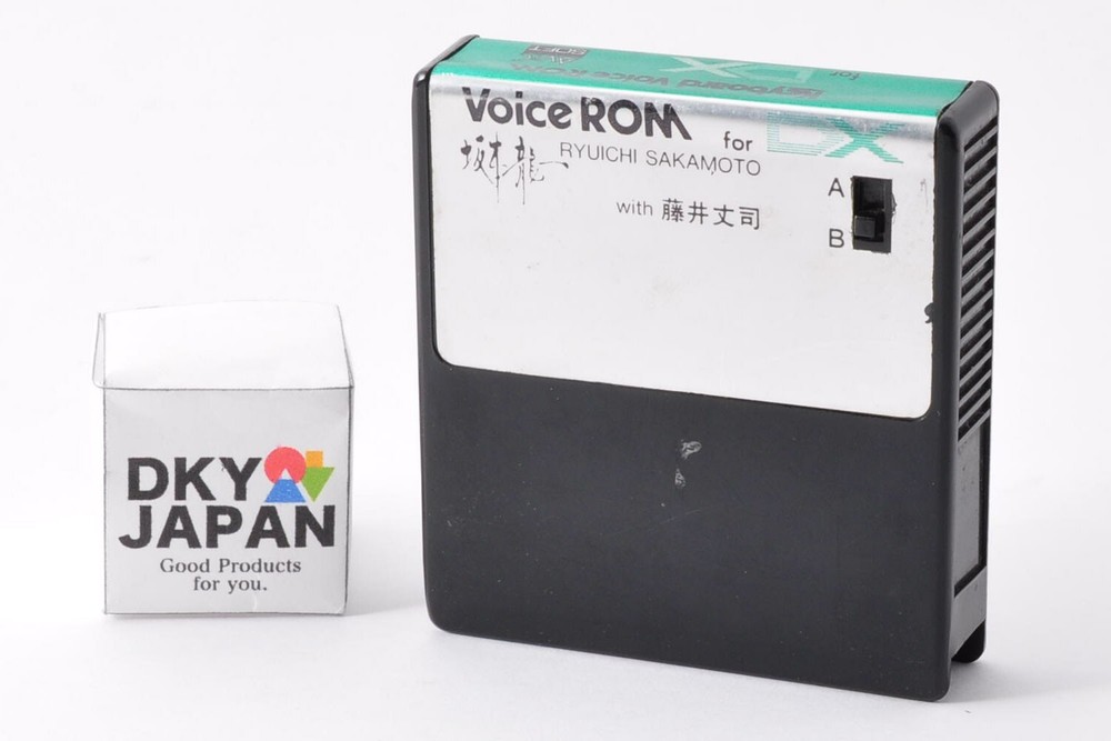 Yamaha KV-04 RYUICHI SAKAMOTO Voice ROM Cartridge DX7 Synthesizer MIJ Used Fm JP
