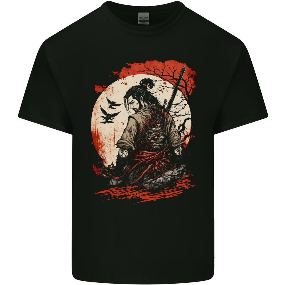 Ronins Disgrace Samurai Warrior Kenjutsu Mens Cotton T-Shirt Tee Top
