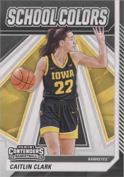 2024 Panini Caitlin Clark Collection - School Colors #SC1 Caitlin Clark (RC)