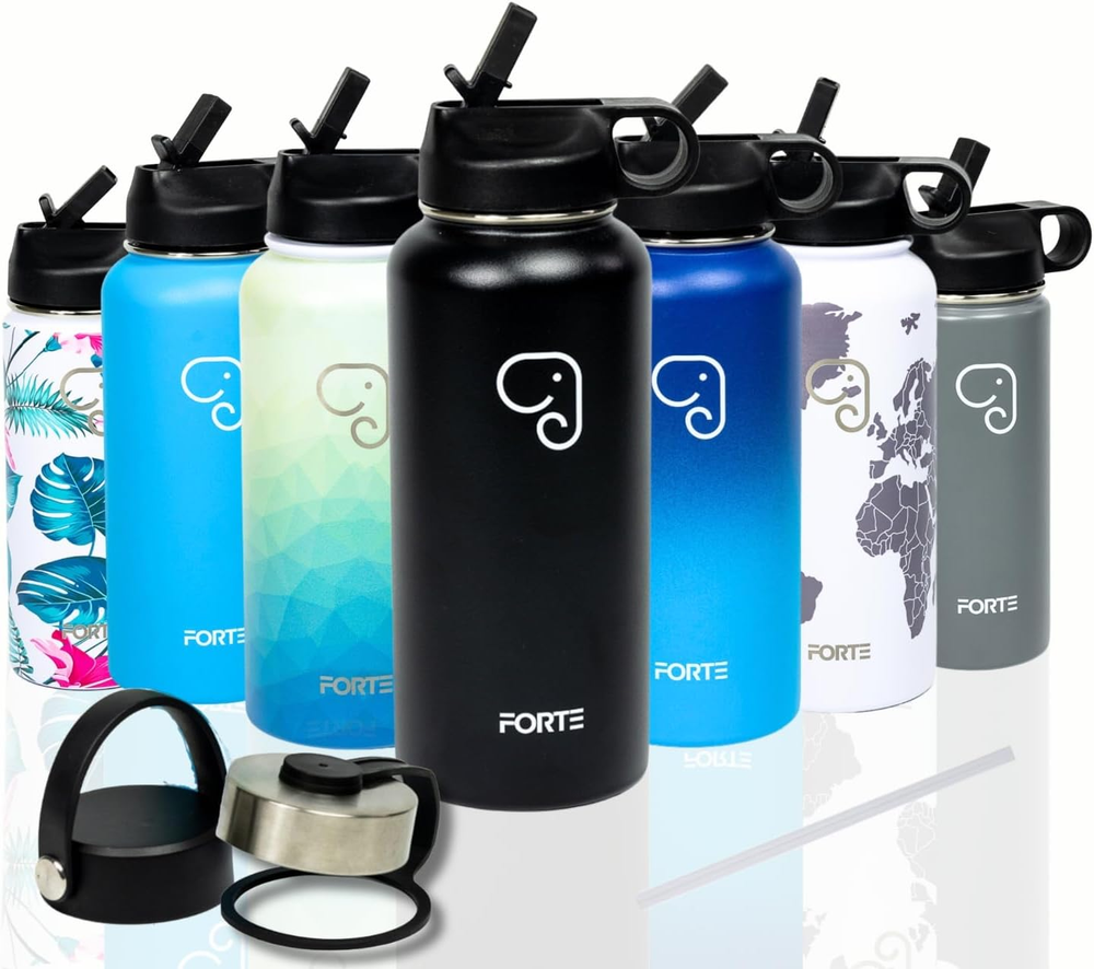 Insulated Stainless Steel Water Bottle Reusable BPA-Free Leakproof Eco-Friendly Jug  