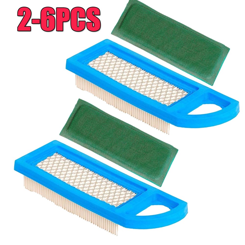2-6pc Briggs & Stratton Air Filters 697153 698083 794422 795115 M14171 Replacement