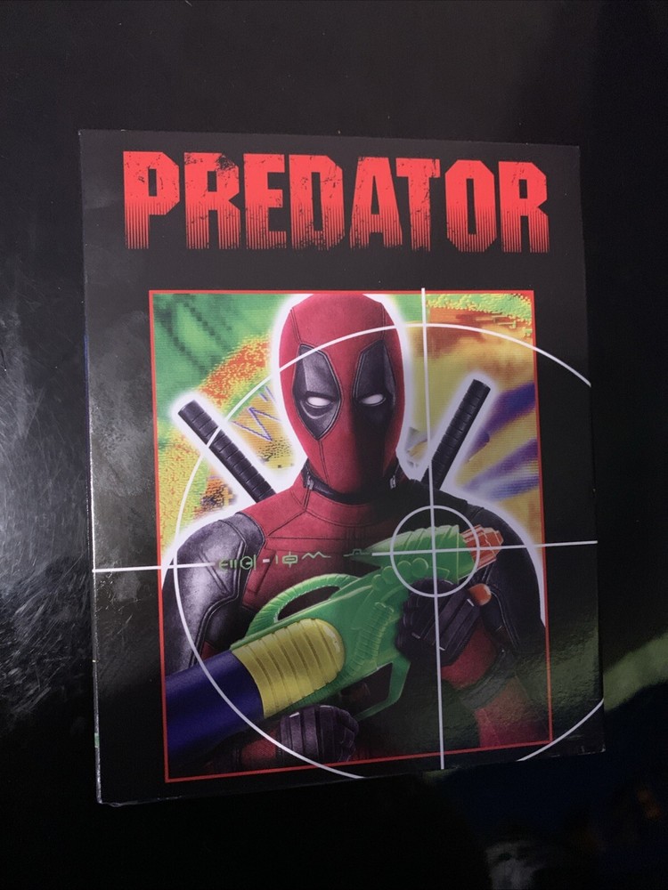 Deadpool Photobomb Predator WALMART EXCLUSIVE Blu-Ray Cover NEW SEALED