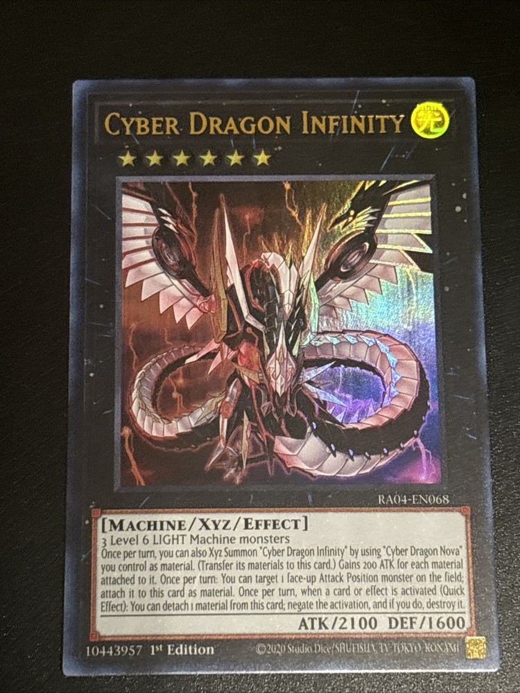 Cyber Dragon Infinity UR RA04-EN068 1st Ed Quarter Century Stampede-image