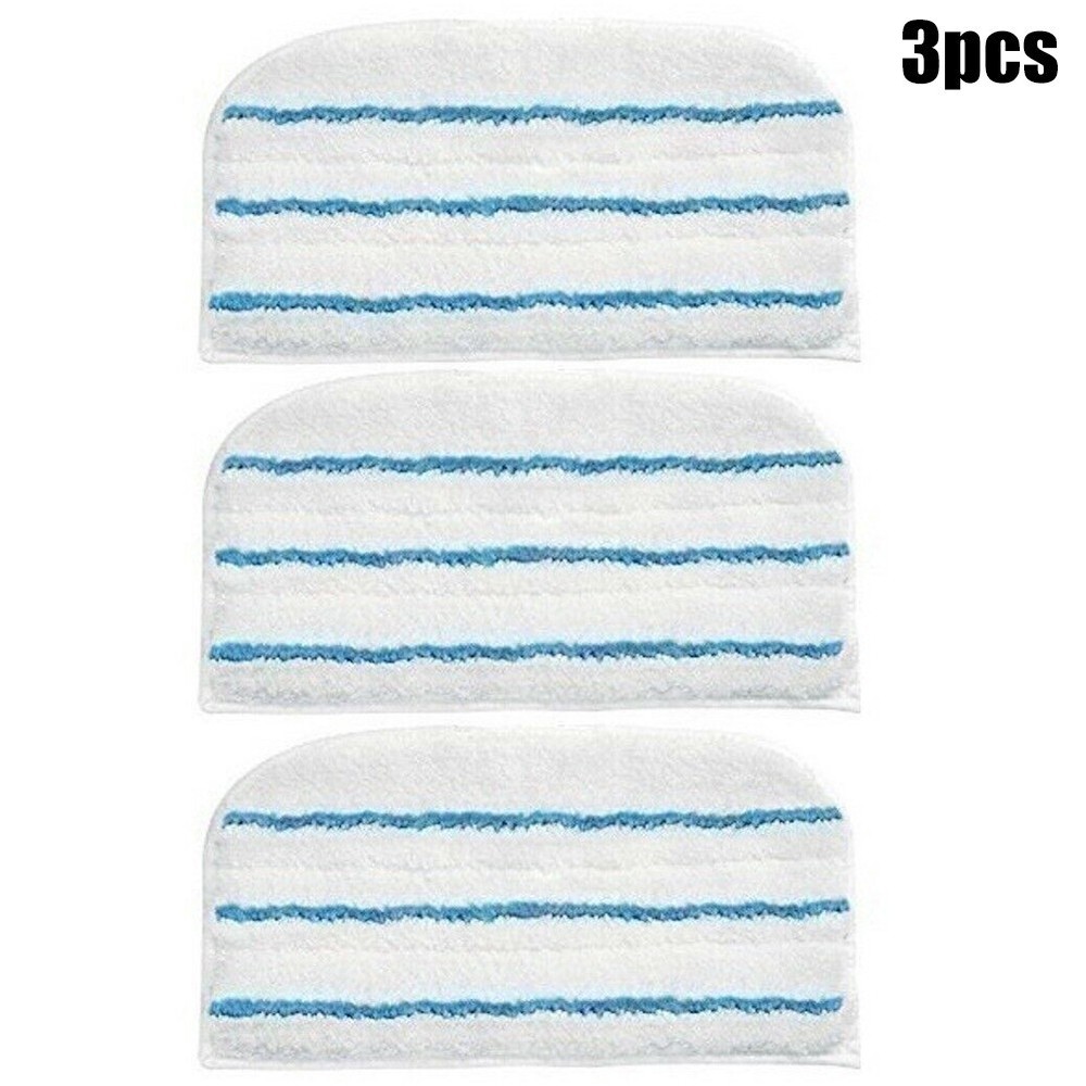 3pcs Mop Pads For Black & Decker Steam Mops FSMH13E10-GB,FSMH1321-GB Accessories