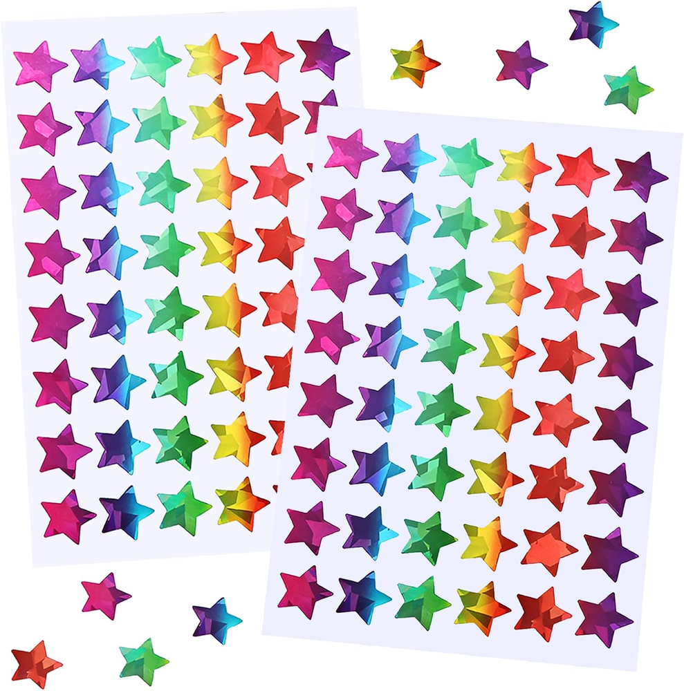 1440 Pcs Star Stickers, 0.6