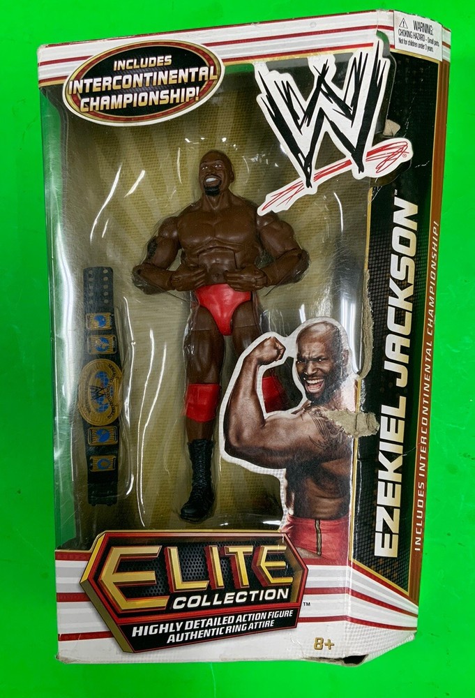 WWE MATTEL Elite Collection Series 16 Ezekiel Jackson Figure Belt RARE NEW WWF