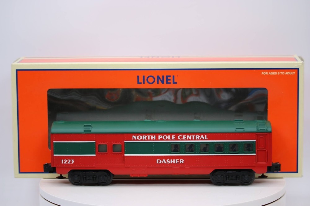 Lionel North Pole Central Dasher Combo Coach Passenger Car 6-25182 O Gauge Train