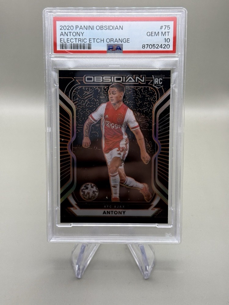 2020-21 Panini Obsidian - Electric Etch Orange #75 Antony /50 (RC)