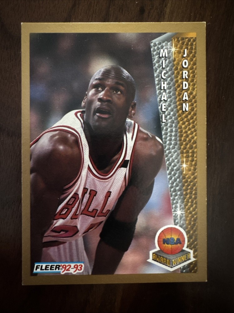 1992-93 Fleer Award Winner #246 Michael Jordan Basketball Card  