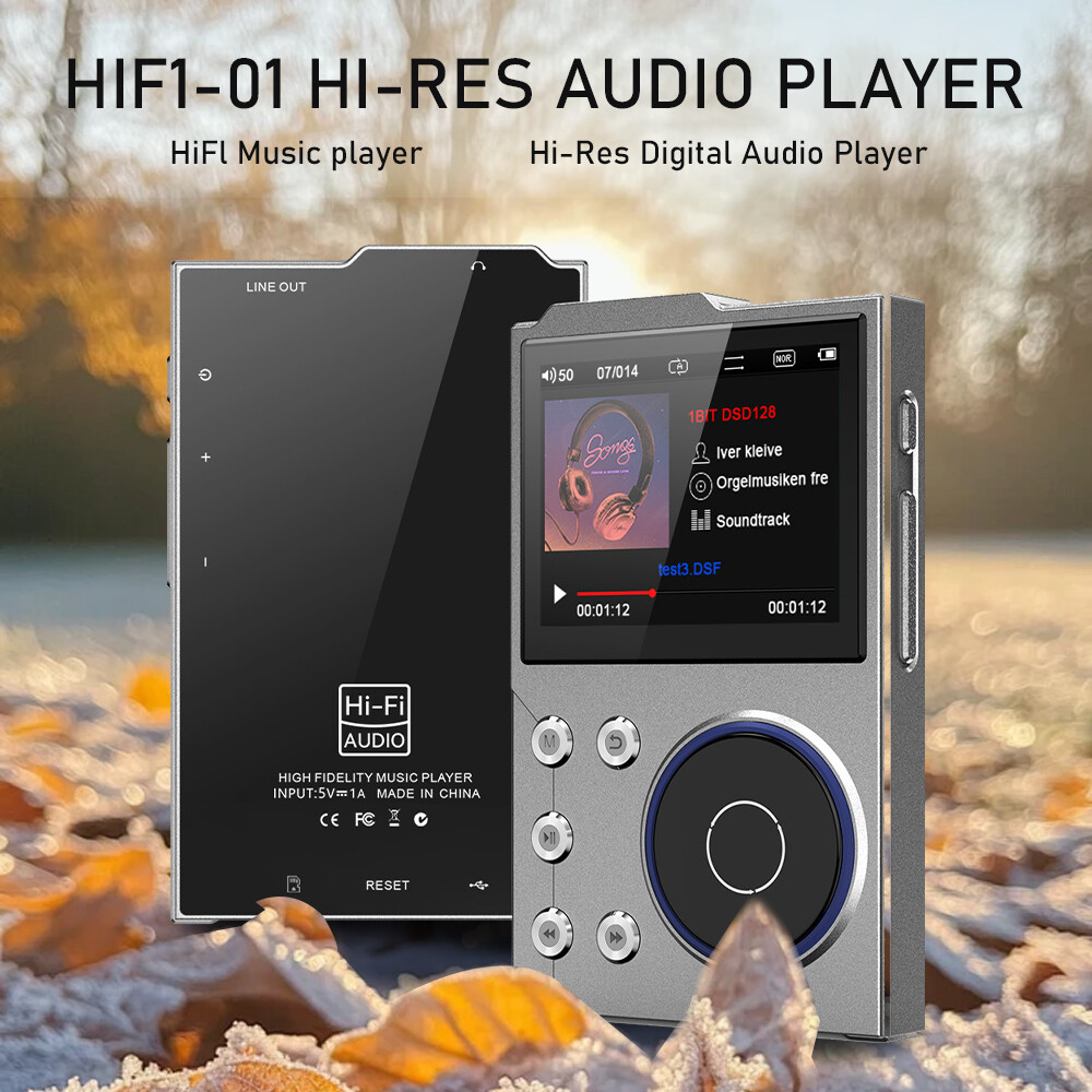 MP3 Player Bluetooth Lossless DSD High Resolution Digital Audio HiFi Music Play