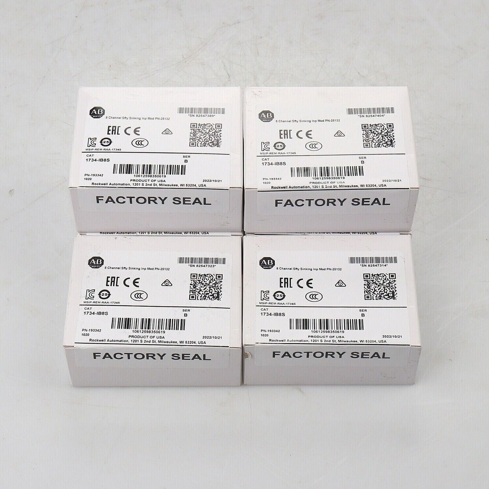 1734-IB8S SER B 8 Channel Sfty Sinking Input Module New Sealed