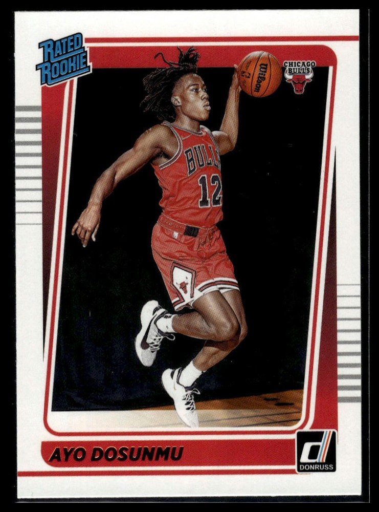 2021-22 Donruss #221 Ayo Dosunmu Rated Rookie