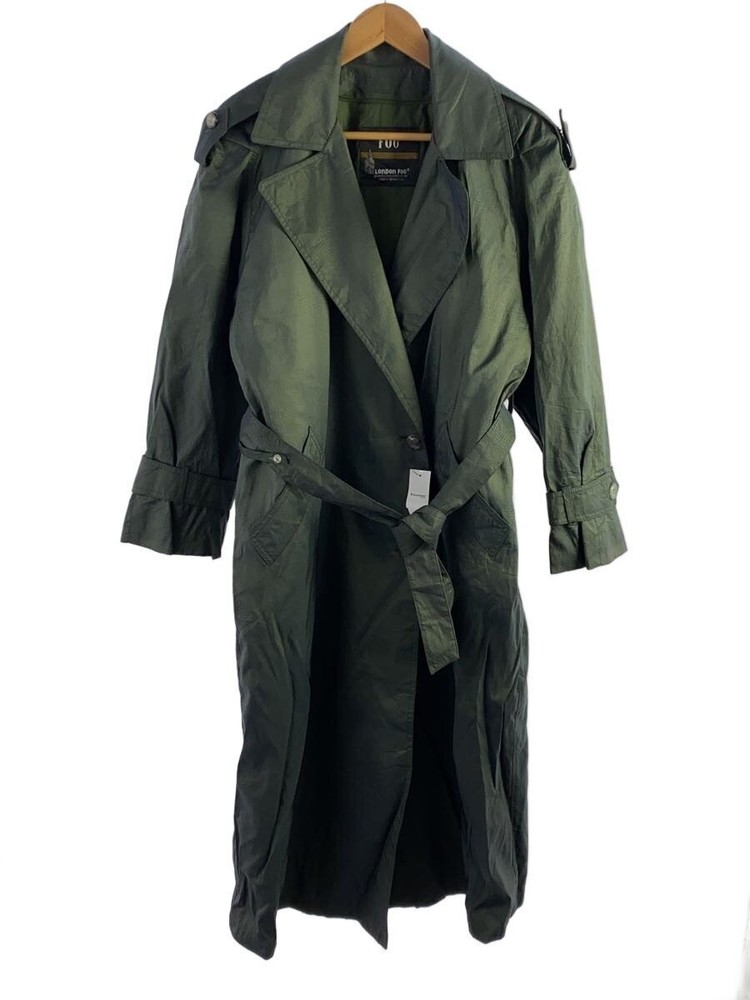 London Fog Trench Coat/4/-/Grn 3944
