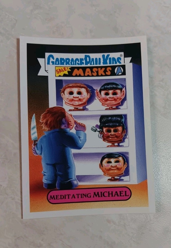 Meditating Michael Garbage Pail Kids GPK 2019 Revenge Series Horror-ible Card