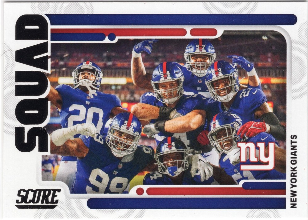 2022 Score Football Squad #S12 New York Giants Team Set  