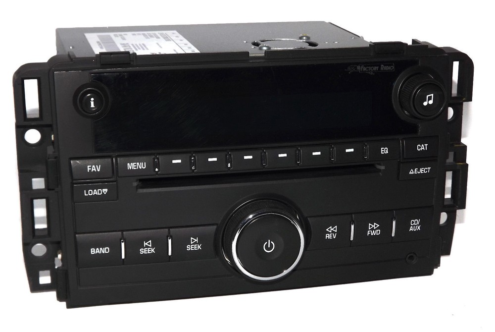 Chevy GMC 07-10 Truck Radio AM FM 6 Disc CD mp3 Aux Input US9 25799568 UNLOCKED