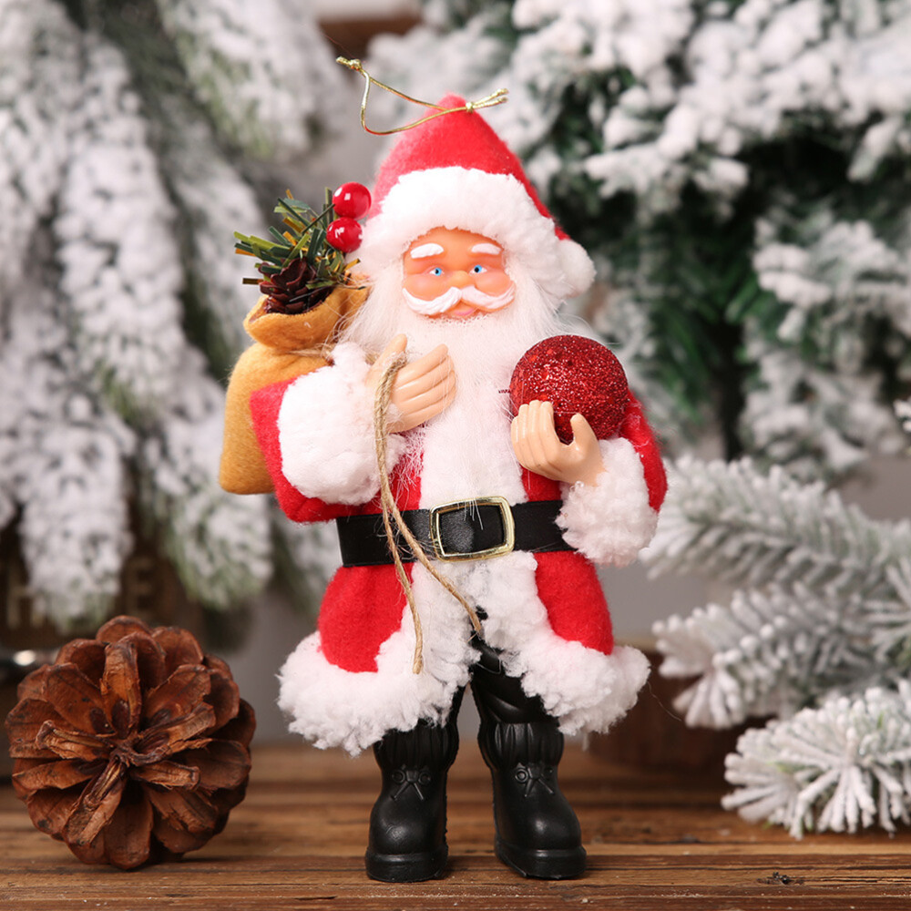 Santa Claus Outdoor Decorations Figurines Christmas Gift for Kids Childish Toy
