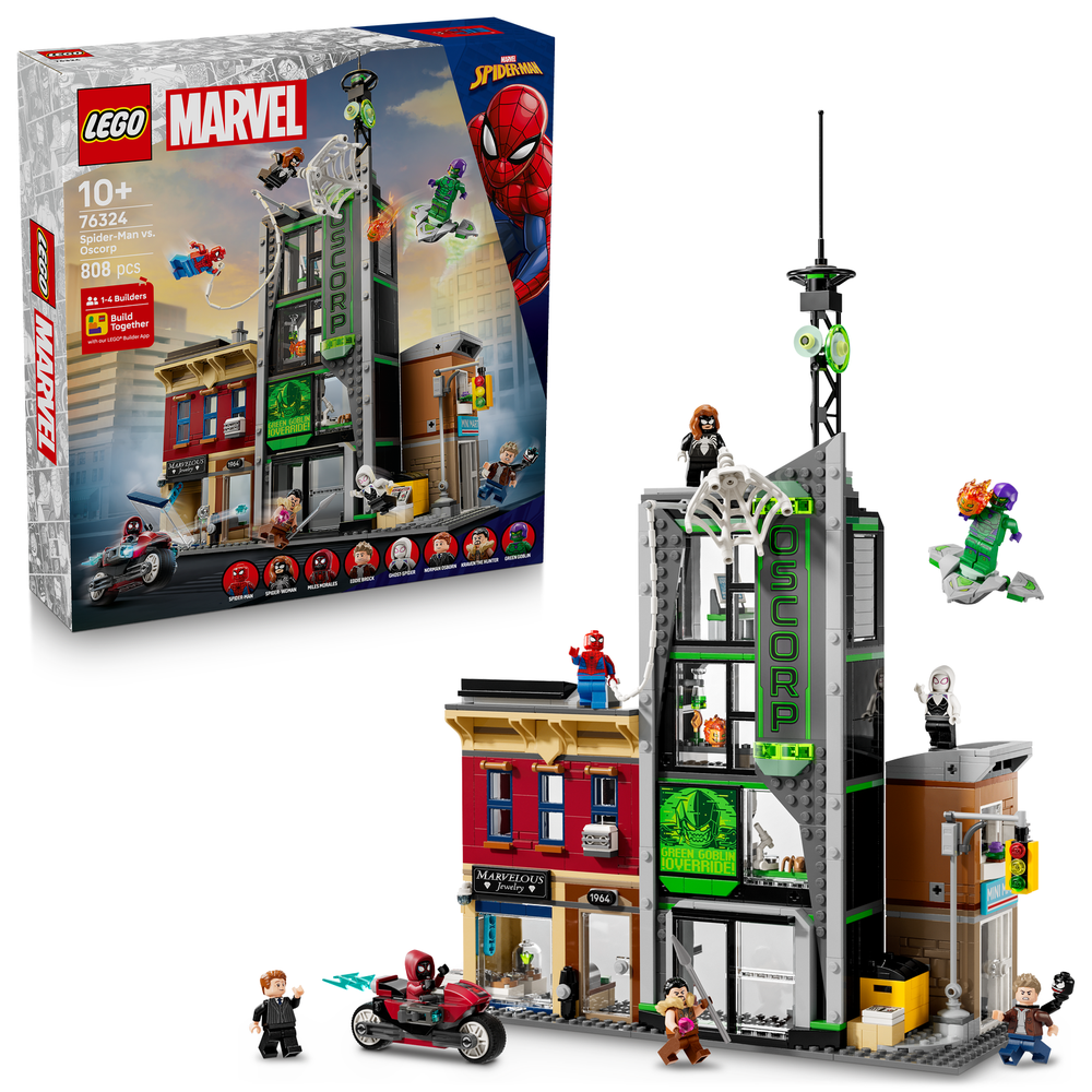 LEGO ǀ Marvel Spider-Man vs. Oscorp Building Toy (76324)