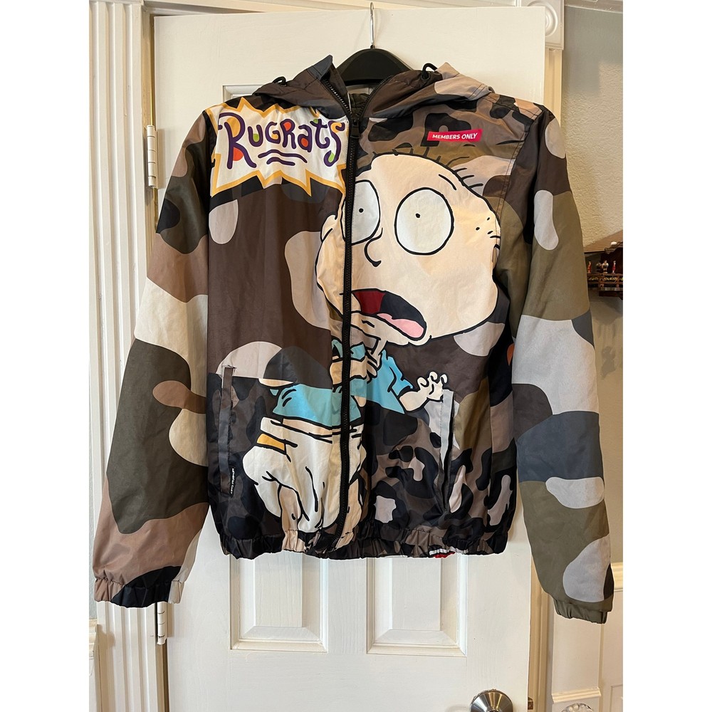 Nickelodeon Rugrats All Over Print Puffer Jacket for Men Size Medium-image